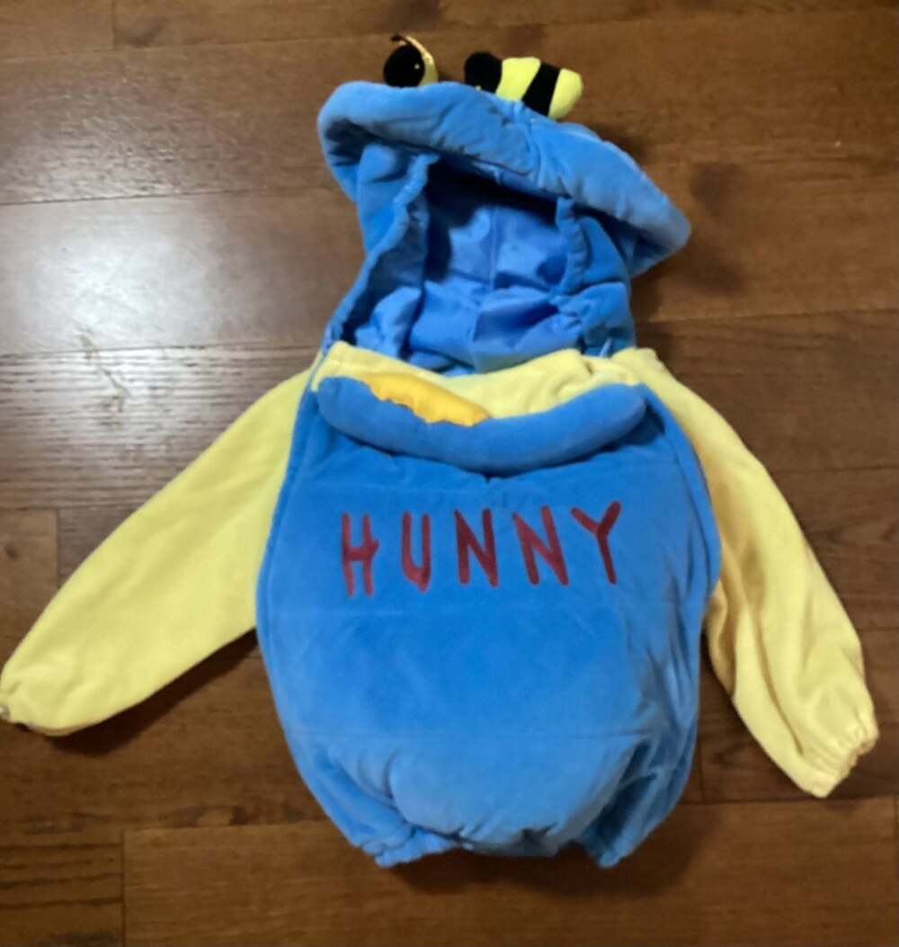 Disney Winnie the Pooh Hunny Pot Costume Size 18-24 Mths